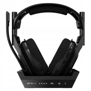Słuchawki Logitech Astro A50 2,4GHz + Stacja PS/PC Czarno-Srebrne