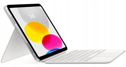 Powystawowe Etui z klawiaturą Apple Magic Keyboard do iPad A16 / iPad 10 gen. Białe