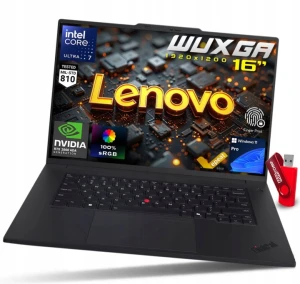 Mocny Laptop Lenovo ThinkPad P1 G7 Core U7 165H / 32GB / 1TB SSD - 16" WUXGA 1920x1200 IPS 100% sRGB Nvidia RTX 2000 Ada 8GB Win 11 PRO / dla Grafika Projektanta Twórcy