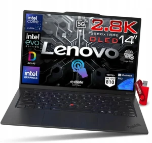Ultralekki Dotykowy Laptop Lenovo ThinkPad X1 Carbon G13 Ultra 7 / 64GB / 1TB SSD - 14" 2.8K 2880x1800 OLED 100% DCIP3 Intel Graphics Win 11 PRO