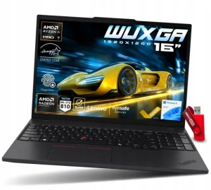 Biznesowy Laptop Lenovo ThinkPad T16 G4 Ryzen AI 7 PRO / 64GB / 2TB SSD - 16" WUXGA 1920x1200 IPS AMD Radeon 860M Windows 11 