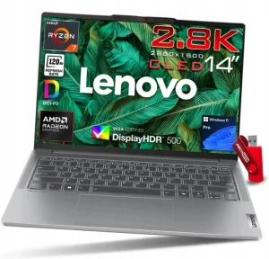Szybki Laptop Lenovo IdeaPad Pro 5 Ryzen 7 8845HS / 32GB / 2TB SSD 14" 2.8K 2880x1800 OLED 100% DCIP3 AMD Radeon 780M Win 11 PRO / do Pracy Nauki Rozrywki