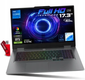 Mocny Laptop Gamingowy Lenovo LOQ 17IRX10 Intel Core i7 16GB / 4TB SSD - 17,3" 1920x1080 FHD IPS 165Hz 100% sRGB RTX 5070 8GB GDDR7 Win 11 / aż 20 Rdzeni!