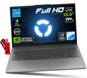 Laptop Gamingowy Lenovo LOQ 15IAX9E Intel i5-12450HX / 16GB / 1TB SSD 15,6" 1920x1080 FHD IPS 144Hz 100% sRGB RTX 2050 4GB GDDR6 Win 11
