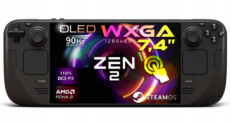 Konsola Gamingowa Valve Steam Deck AMD Zen 2 / 16GB / 512GB SSD 7,4" WXGA OLED 90Hz Dotykowa.jpg