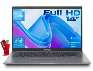 Tani Laptop ASUS Vivobook 14 Intel Core i3 20GB / 2TB SSD 14" FHD 1920x1080 IPS Intel UHD Graphics Win 11