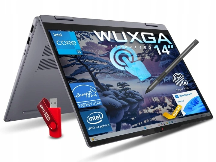 Dotykowy Laptop Lenovo IdeaPad 5 i5-13420H 16GB / 256GB SSD 14" WUXGA 1920x1200 IPS Intel UHD Graphics Win 11 / 2w1 do Wszechstronnego Użytku.webp