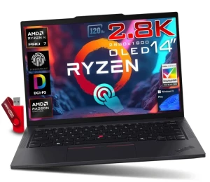 Dotykowy Laptop Lenovo ThinkPad T14 G6 Ryzen AI 7 PRO / 16GB / 512GB SSD 14" 2.8K 2880x1800 OLED 120Hz 100% DCI-P3 AMD Radeon 860M Win 11 PRO