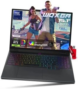 Laptop Gamingowy Lenovo Legion 5 15IAX10 Core Ultra 7 / 16GB / 512GB SSD - 15,1" 2560×1600 WQXGA OLED 165Hz RTX 5060 8GB GDDR7 Win 11 PRO