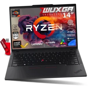 Laptop Lenovo Thinkpad T14 G5 Ryzen 7 PRO / 64GB / 1TB SSD 14" WUXGA 1920x1200 IPS 100% sRGB, AMD Radeon 780M Win 11 PRO / do Pracy dla Biznesu