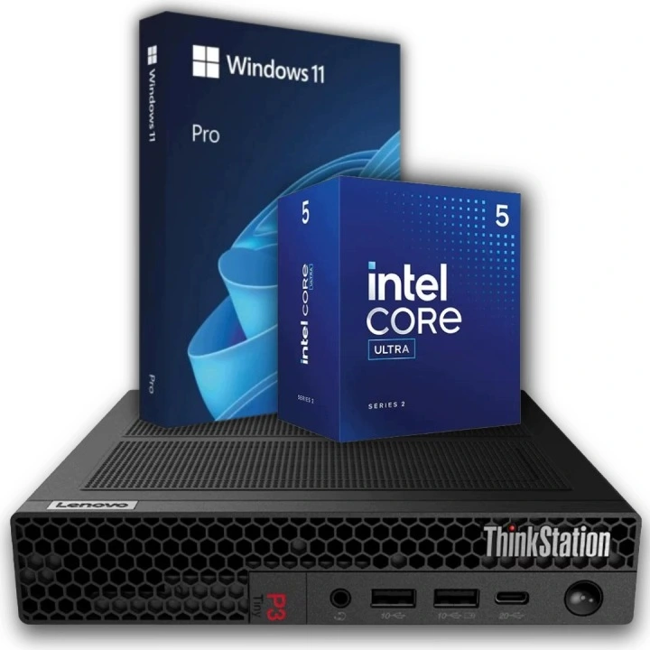 Komputer Stacjonarny PC Do Pracy Do Biura Do Nauki-Lenovo-ThinkStation-P3-Tiny-Gen-2-Intel-U5-245-16GB-DDR5-512GB-SSD.webp