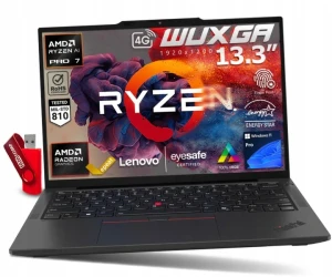 Ultralekki Szybki Laptop Lenovo ThinkPad X13 G6 Ryzen AI 7 PRO / 32GB / 4TB SSD - 13,3" WUXGA 1920x1200 IPS 100% sRGB AMD Radeon 860M Win 11 PRO