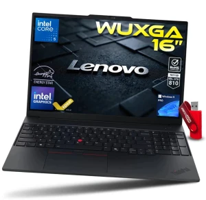 Biznesowy Laptop Lenovo ThinkPad E16 G3 Intel Core 5 / 16GB / 2TB SSD 16" WUXGA 1920x1200 IPS Intel Graphics Win 11 PRO
