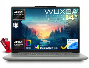 Laptop Lenovo IdeaPad Slim 5 Ryzen AI 7 / 32GB / 1TB SSD 14" WUXGA 1920x1200 OLED 100% DCI-P3 HDR500 AMD Radeon 860M Win 11