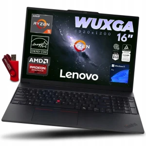 Laptop Lenovo ThinkPad E16 G3 Ryzen 5 / 32GB / 4TB SSD 16" WUXGA 1920x1200 IPS AMD Radeon 760M Win 11 PRO