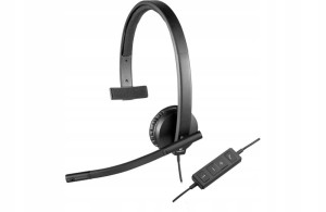 Słuchawki Z Mikrofonem Logitech H570e USB 31,5Hz - 20KHz Czarne