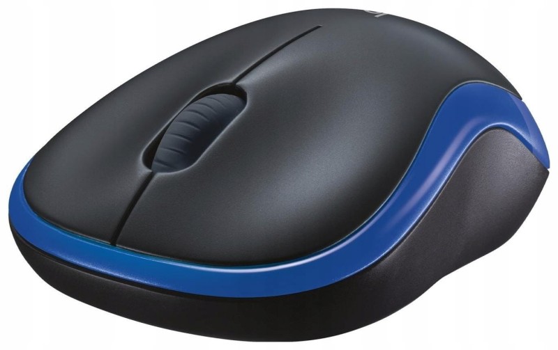 Myszka Bezprzewodowa Logitech M185 Niebieska Optyczna 1000dpi USB 2.4GHz