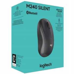 Myszka Bezprzewodowa Logitech M240 Silent Graphite Optyczna 4000dpi Bluetooth 