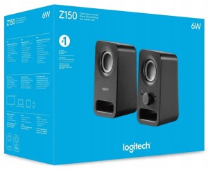 Głośniki Logitech Z150 Stereo 2.0 3W / 6W Czarne Przewodowe