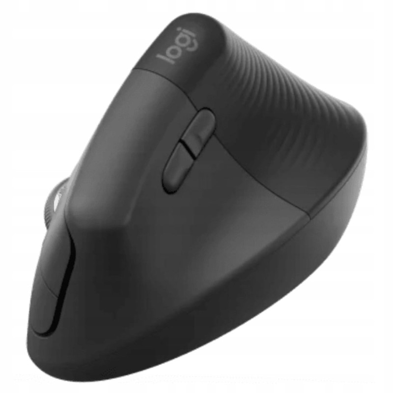 Nowa Myszka Bezprzewodowa Logitech LIFT Vertical Ergo for Business Grafitowa Optyczna 4000dpi USB 2.4GHz Bluetooth