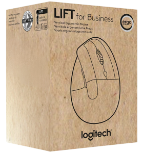 Myszka Bezprzewodowa Logitech LIFT Vertical Ergo for Business Grafitowa Optyczna 4000dpi USB 2.4GHz Bluetooth