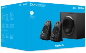 Głośniki Logitech Z623 THX Sound 2.1 Black jack 3,5 mm 70W / 130W