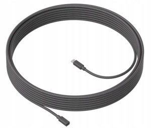 Przedłużacz Kabel LOGITECH 10m do Mikrofonu MeetUp Szary