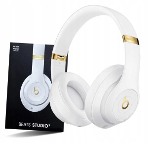 Bezprzewodowe Słuchawki Nauszne APPLE Beats Studio3 Wireless ANC Białe