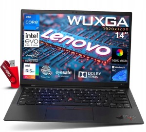 Laptop Lenovo ThinkPad X1 Carbon G10 i7 16GB / 512GB - 14" WUXGA 1920x1200 IPS 100% sRGB Intel Iris Xe Graphics Win11 PRO dla Firm