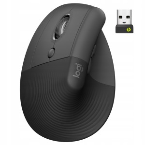 Leworęczna Mysz Bezprzewodowa Logitech LIFT LEFT Vertical for Business 2.4Ghz Bluetooth Optyczna 4000 dpi