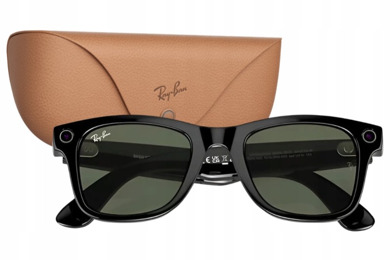 Okulary Ray-Ban Meta Wayfarer AI Black/Green.jpg