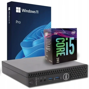 Komputer Dell OptiPlex 3070 Micro Intel Core i5 / 16GB / 2TB SSD Intel UHD Graphics 630 Windows 11 PRO / Tani PC do Pracy