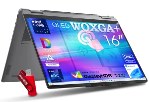 Dotykowy Laptop Lenovo Yoga 7 2-in-1 Core U7 / 32GB / 1TB SSD 16" WQXGA+ 2880x1800 OLED 100% DCI-P3 HDR1000 Intel Arc Graphics 140V Windows 11 / do Grafiki Projektowania