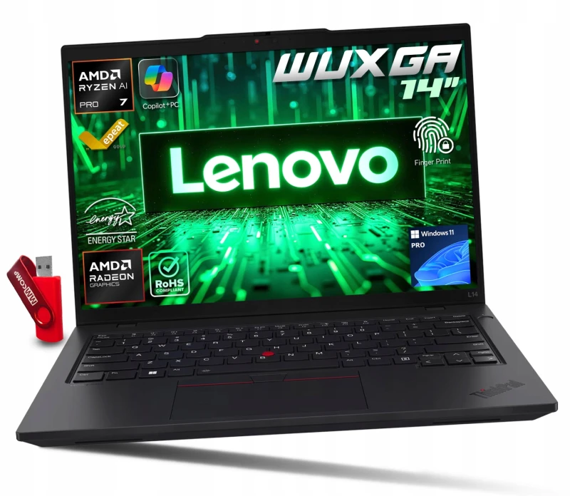 Wydajny Laptop Lenovo ThinkPad L14 G6 Ryzen AI 7 /16GB / 512GB SSD 14" WUXGA 1920x1200 IPS AMD Radeon 860M Win 11 PRO / dla Managera Biznesu Dokumentów.jpg